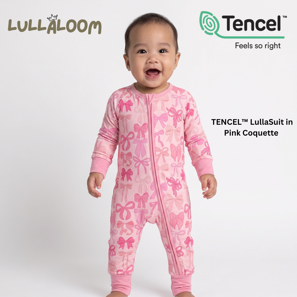[PRE-ORDER]TENCEL™ LullaSuit in Pink Coquette