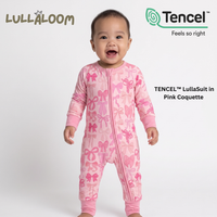 TENCEL™ LullaSuit in Pink Coquette