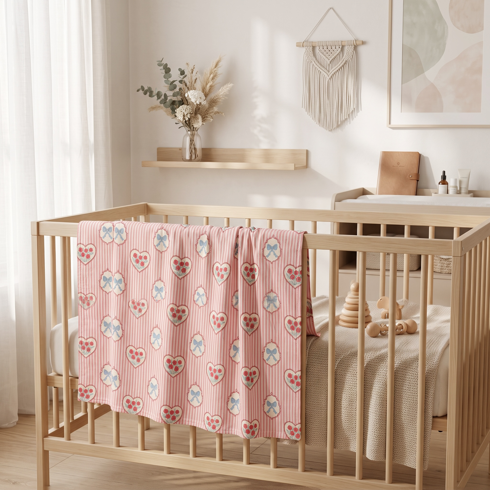 Classic Swaddle - Retro Floral
