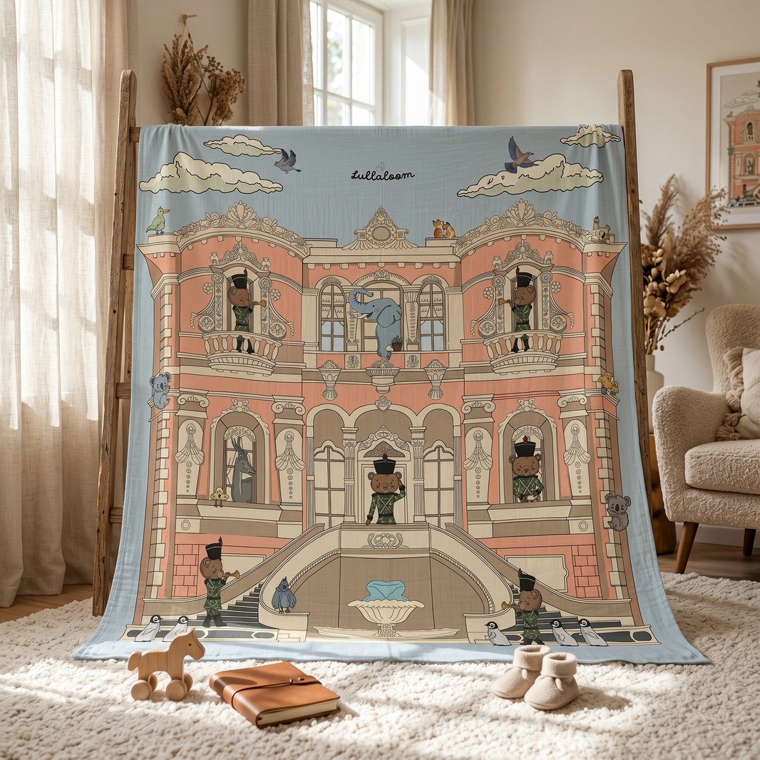 [PREMIUM] The palace soldier. (Swaddle/Nursing Cover/Blanket)
