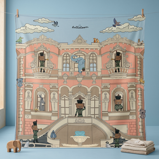 PRE-ORDER [PREMIUM] The palace soldier. (Swaddle/Nursing Cover/Blanket)