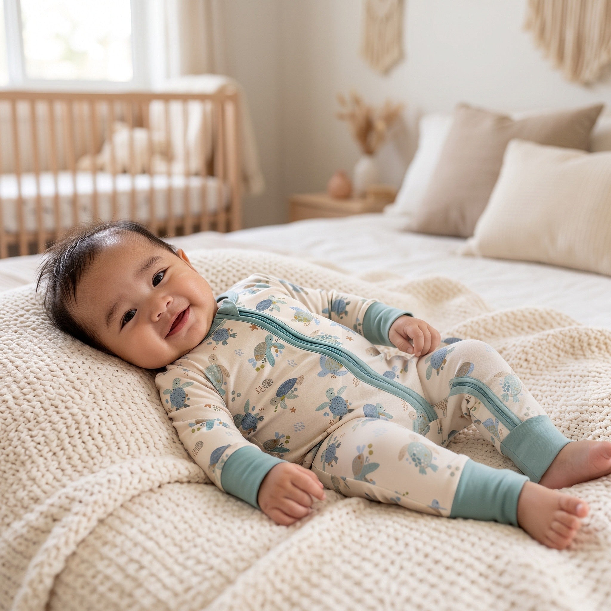 TENCEL™ LullaSuit in Under the sea