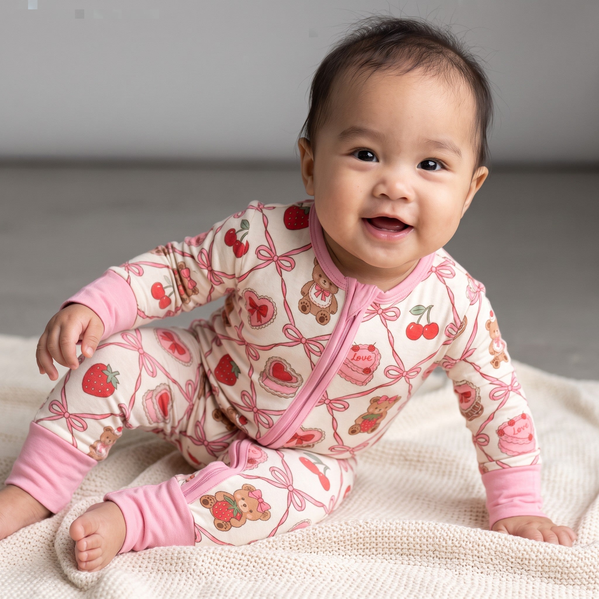 [PRE-ORDER]TENCEL™ LullaSuit in Sweetheart