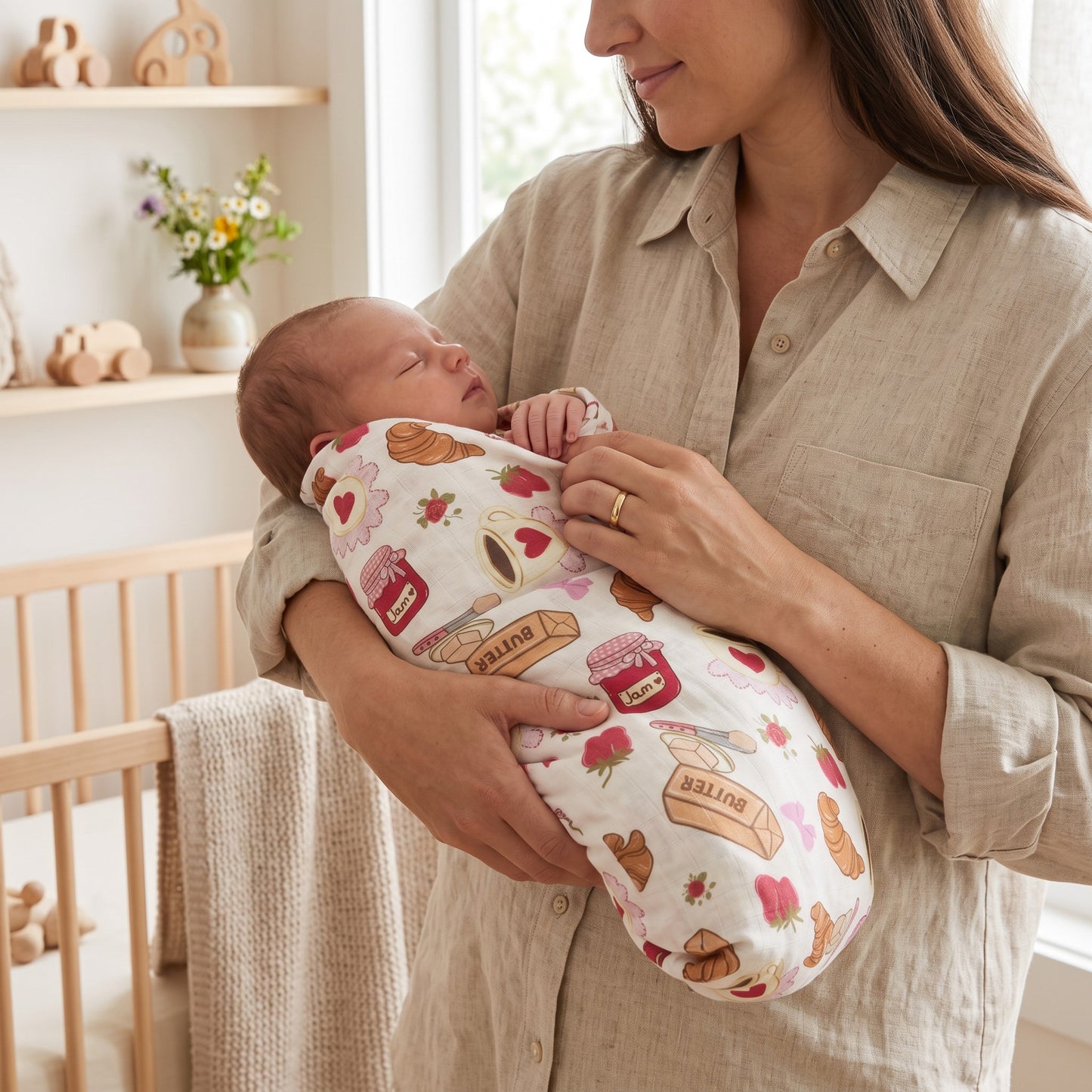 [PRE-ORDER] Classic Swaddle - Strawberry coquette