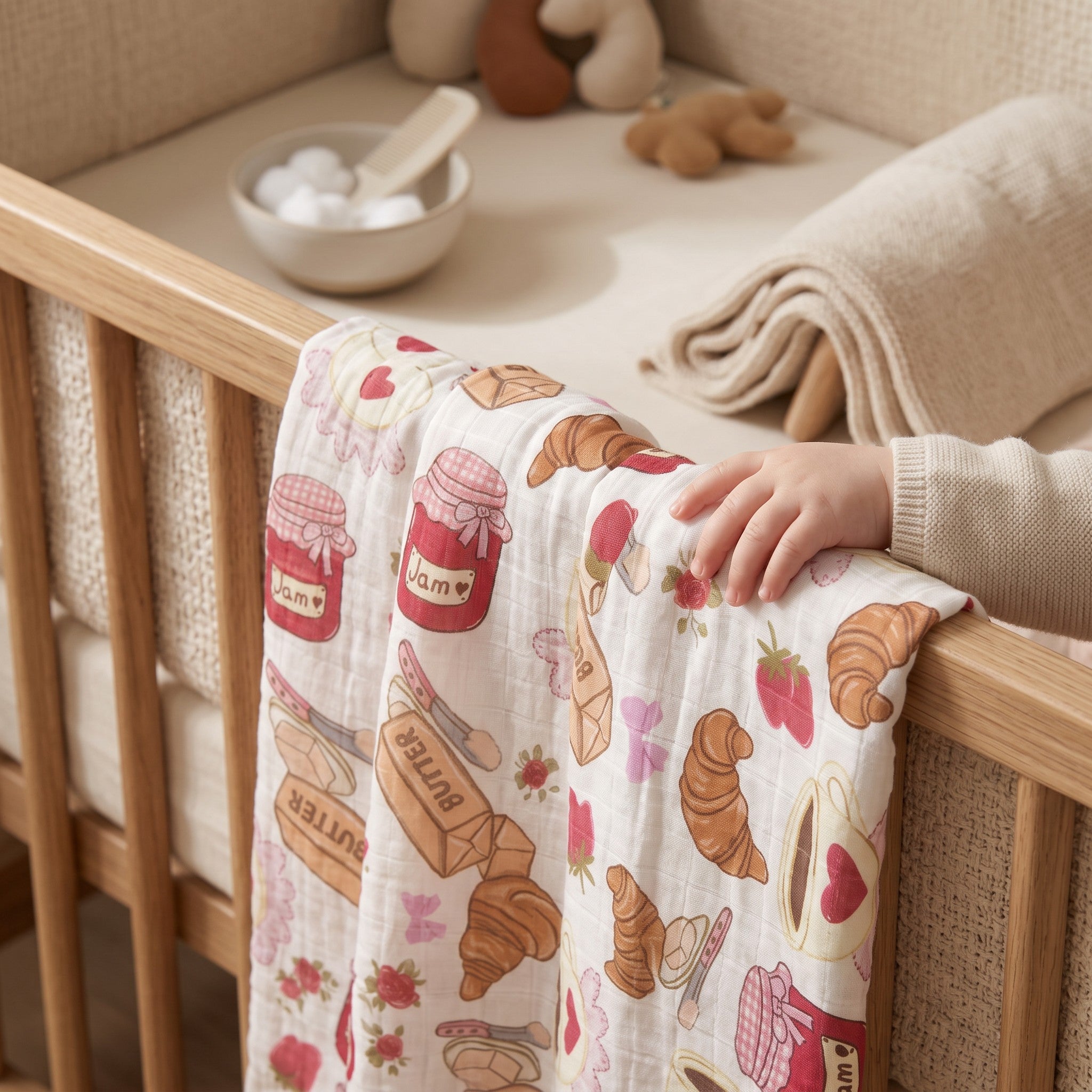 PRE ORDER Classic Swaddle - COQUETTE CROISSANT