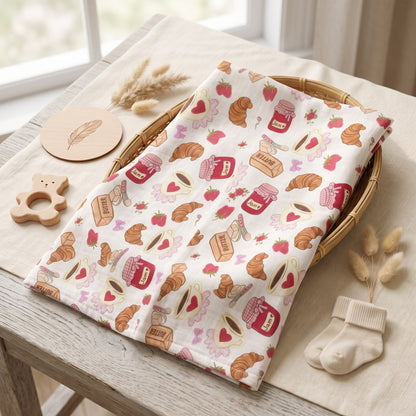 [PRE-ORDER] Classic Swaddle - Strawberry coquette