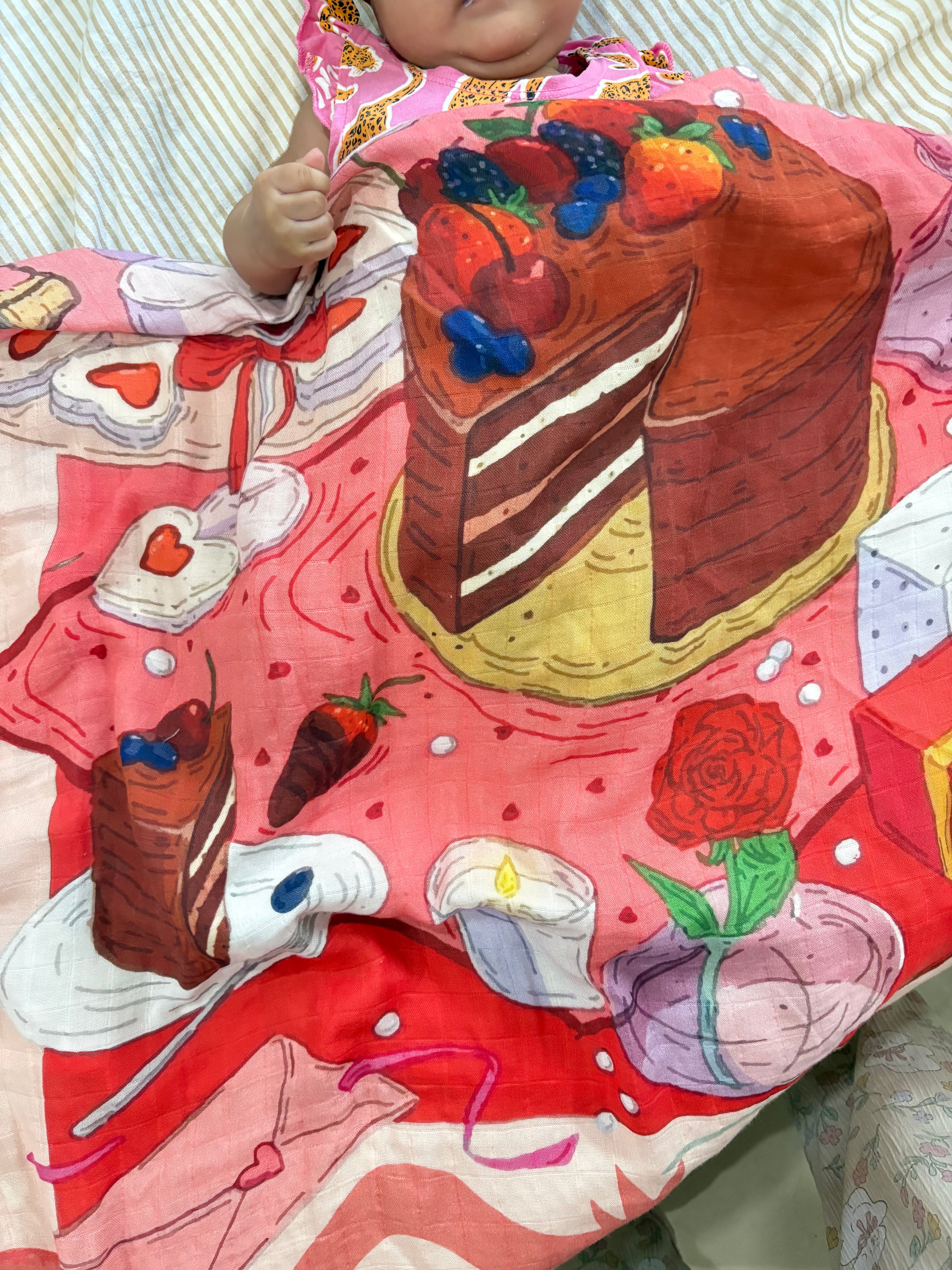 [PREMIUM] Birthday Party (Swaddle/Nursing Cover/Blanket)