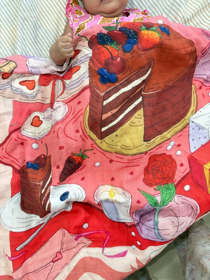 PRE-ORDER [PREMIUM] Birthday Party (Swaddle/Nursing Cover/Blanket)