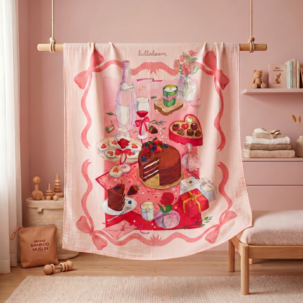 [PREMIUM] Birthday Party (Swaddle/Nursing Cover/Blanket)