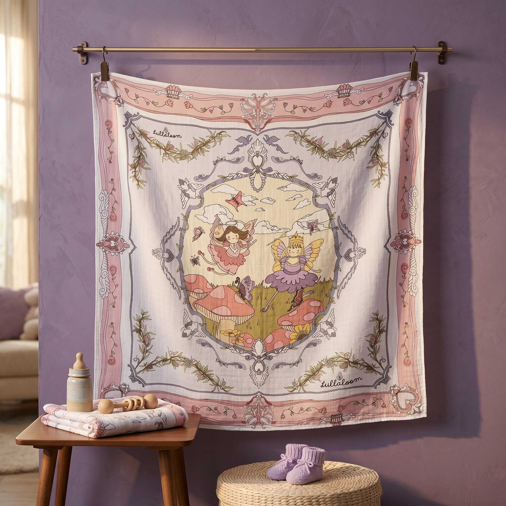 [PREMIUM] Fairytale (Swaddle/Nursing Cover/Blanket)