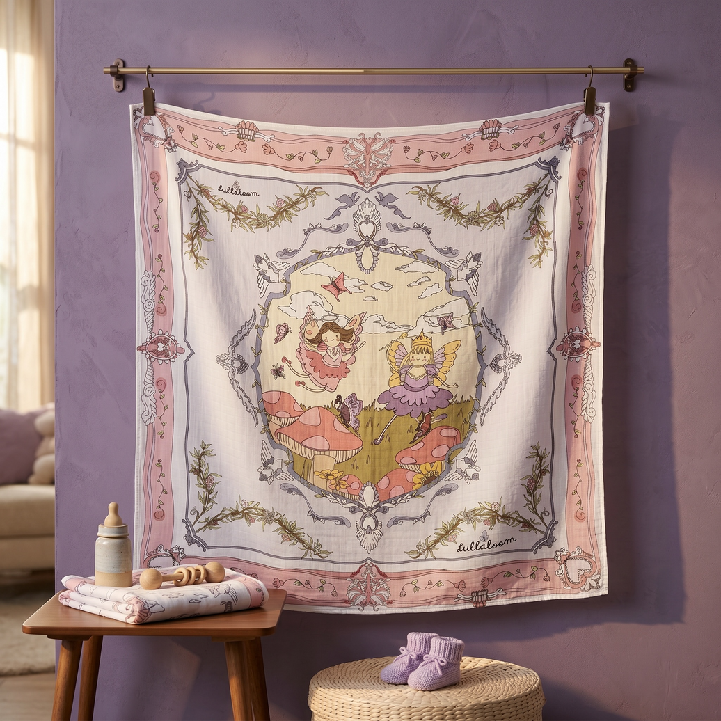 [PREMIUM] Fairytale (Swaddle/Nursing Cover/Blanket)
