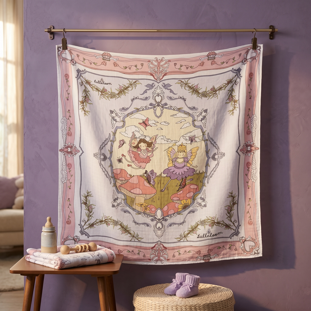 [PREMIUM] Fairytale (Swaddle/Nursing Cover/Blanket)