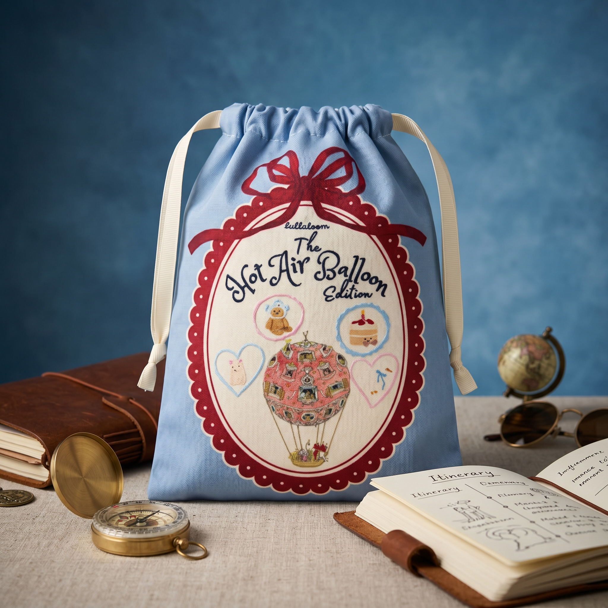 [PREMIUM] Hot Air Balloon (Swaddle/Nursing Cover/Blanket)