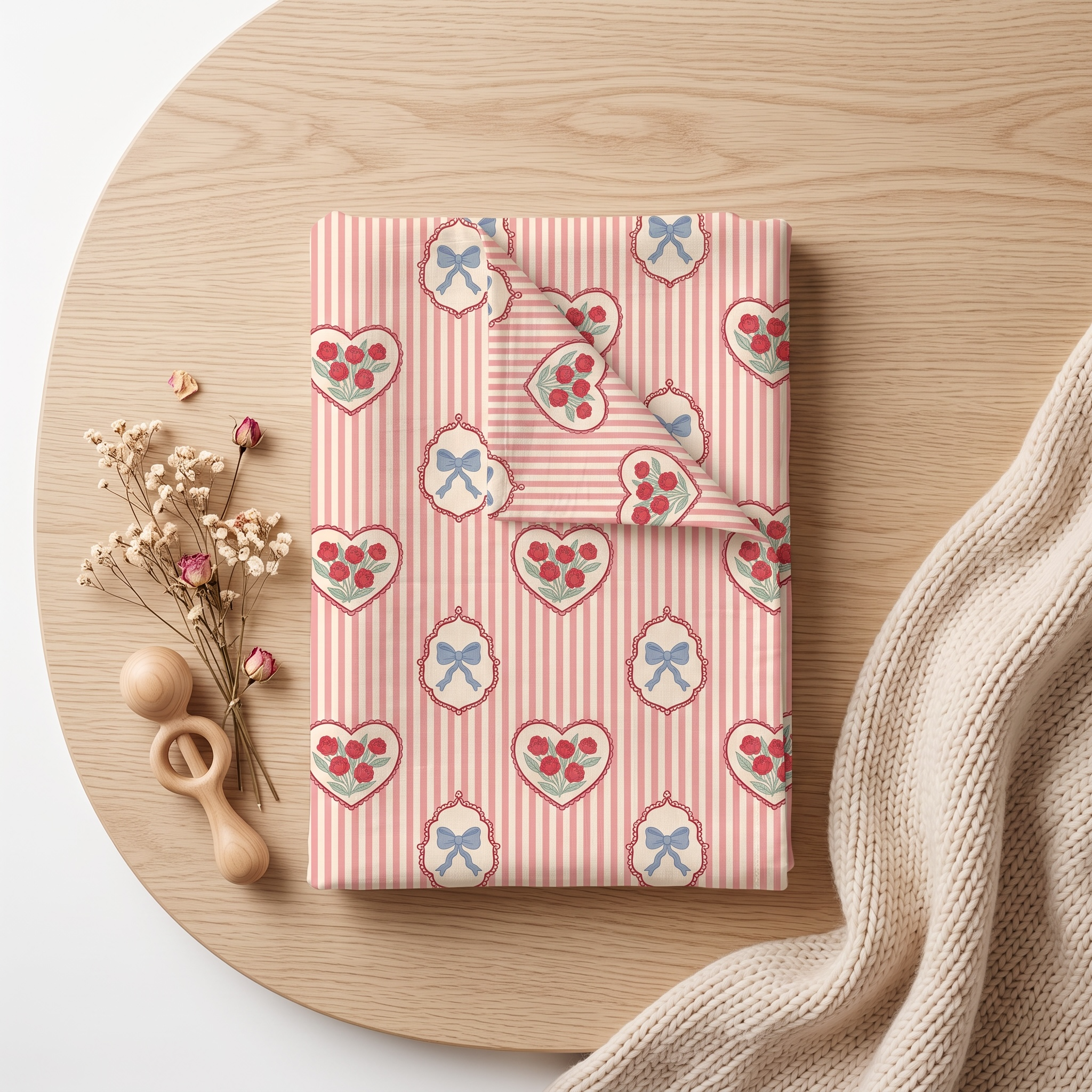 Classic Swaddle - Retro Floral