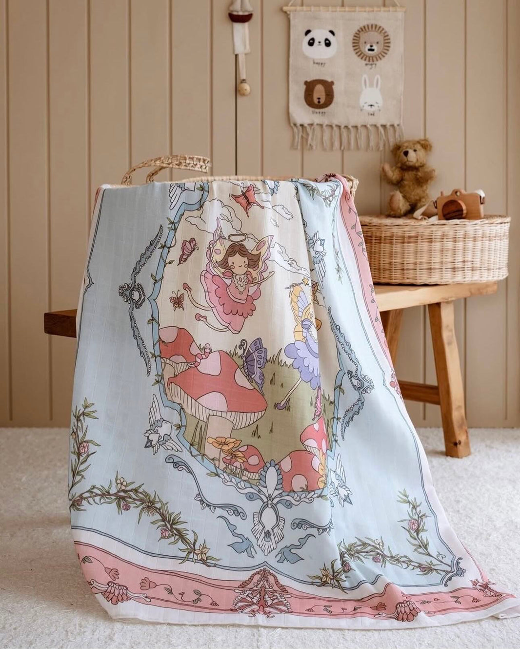 [PREMIUM] Fairytale (Swaddle/Nursing Cover/Blanket)