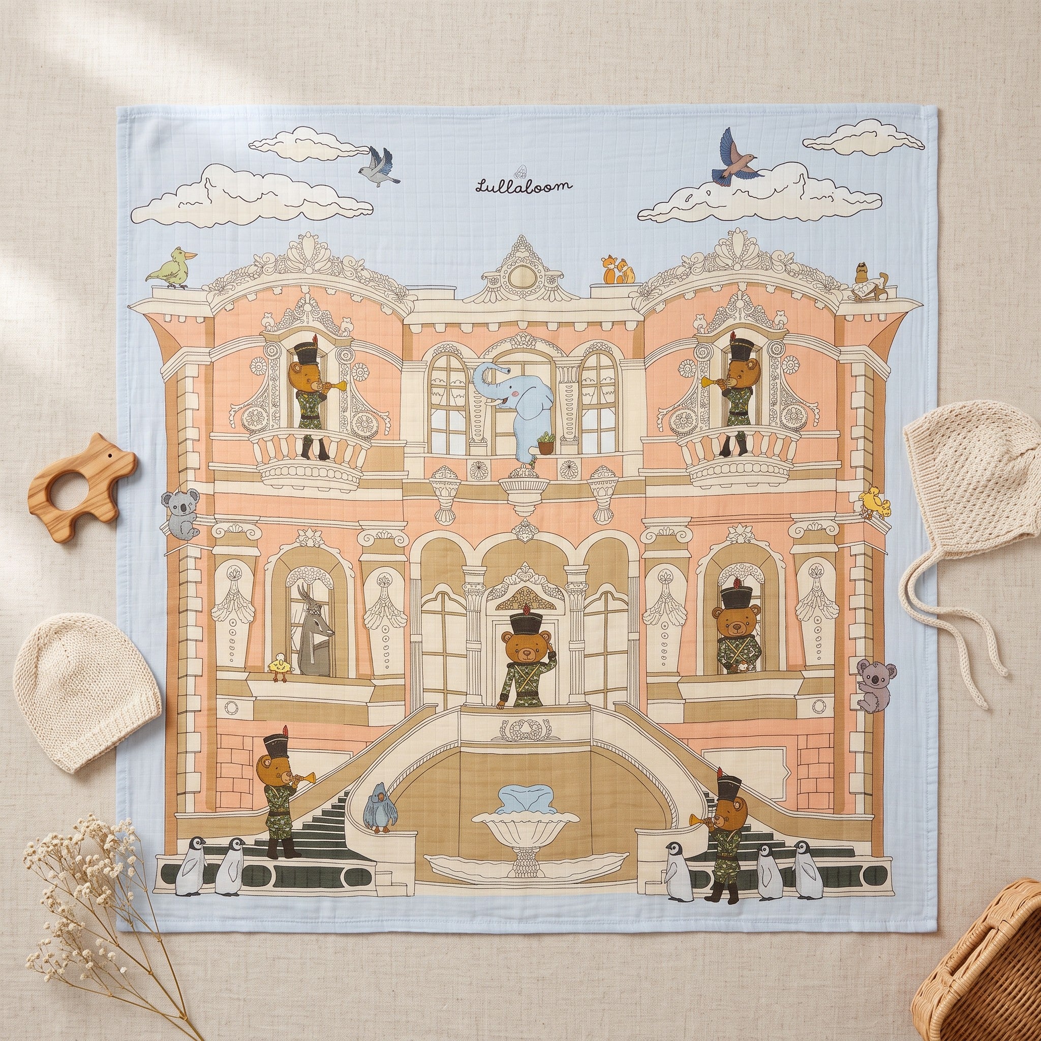 [PREMIUM] The palace soldier. (Swaddle/Nursing Cover/Blanket)