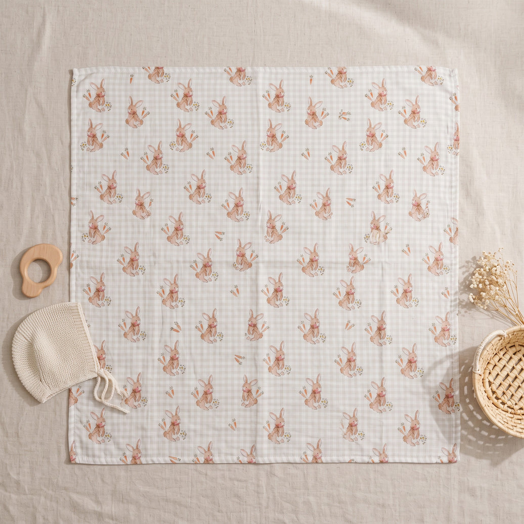 Classic Swaddle - Greenie Rabbit
