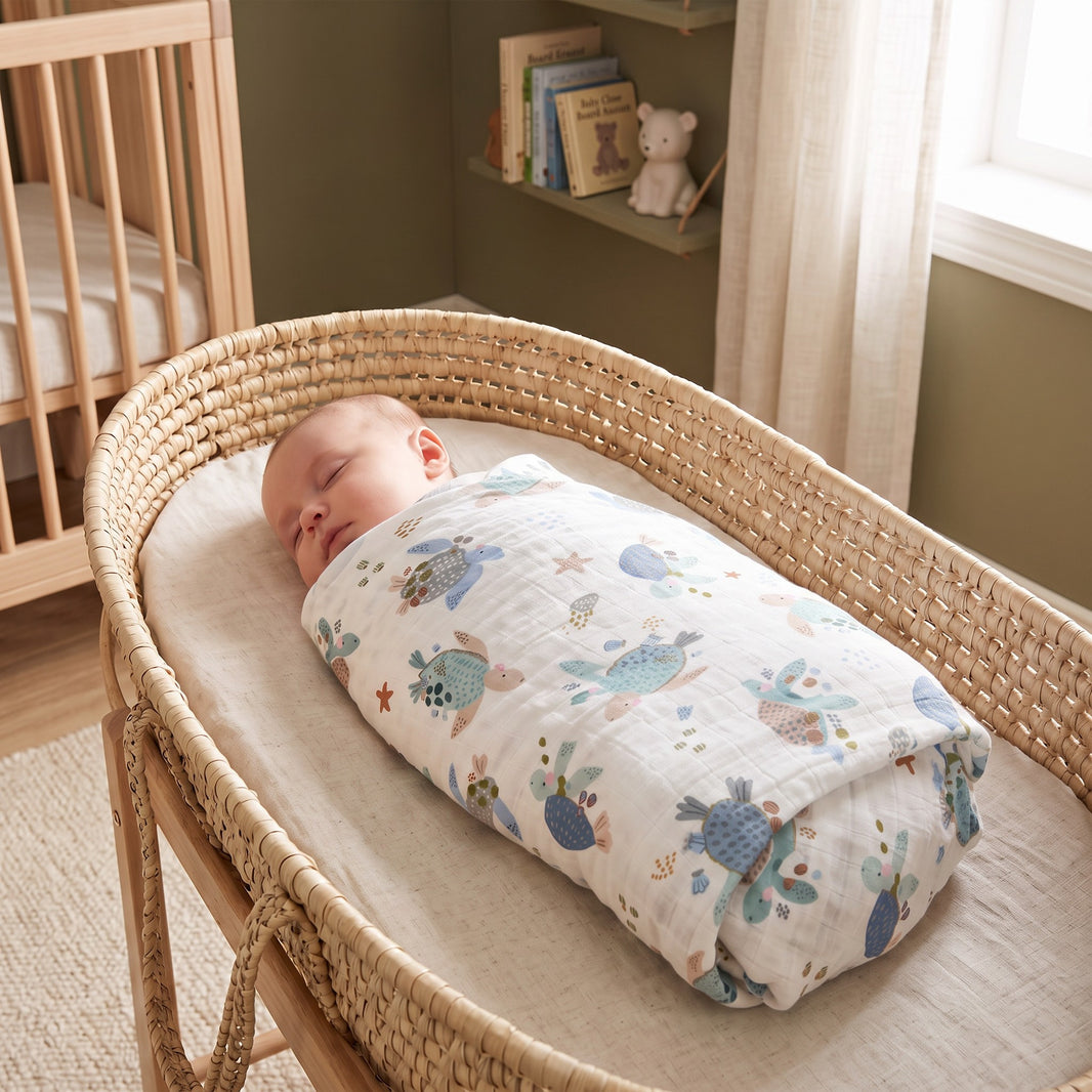 Classic Swaddle - UNDER THE SEA