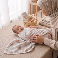 Classic Swaddle - Greenie Rabbit