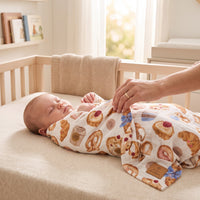 PRE -ORDER Classic Swaddle - COFFEE & BREAKFAST