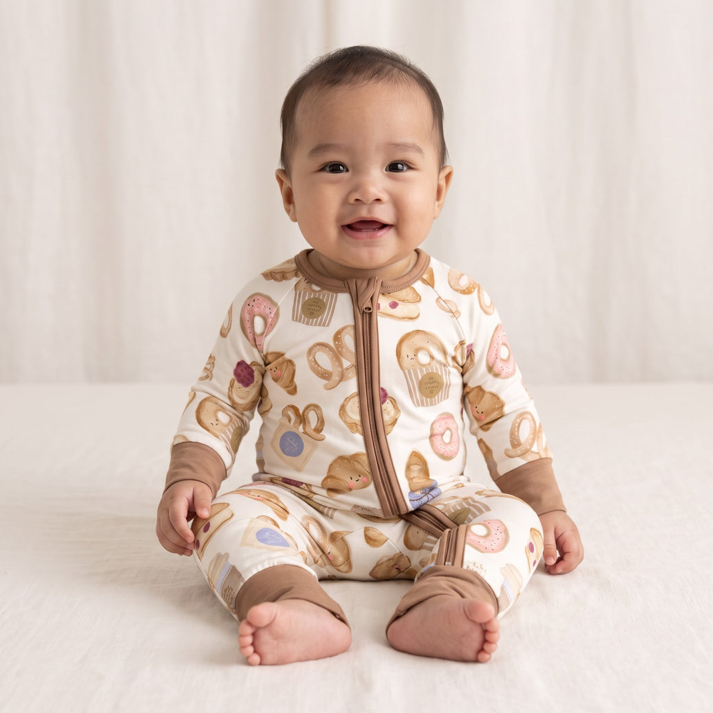 [PRE-ORDER]TENCEL™ LullaSuit in Coffee & Breakfast