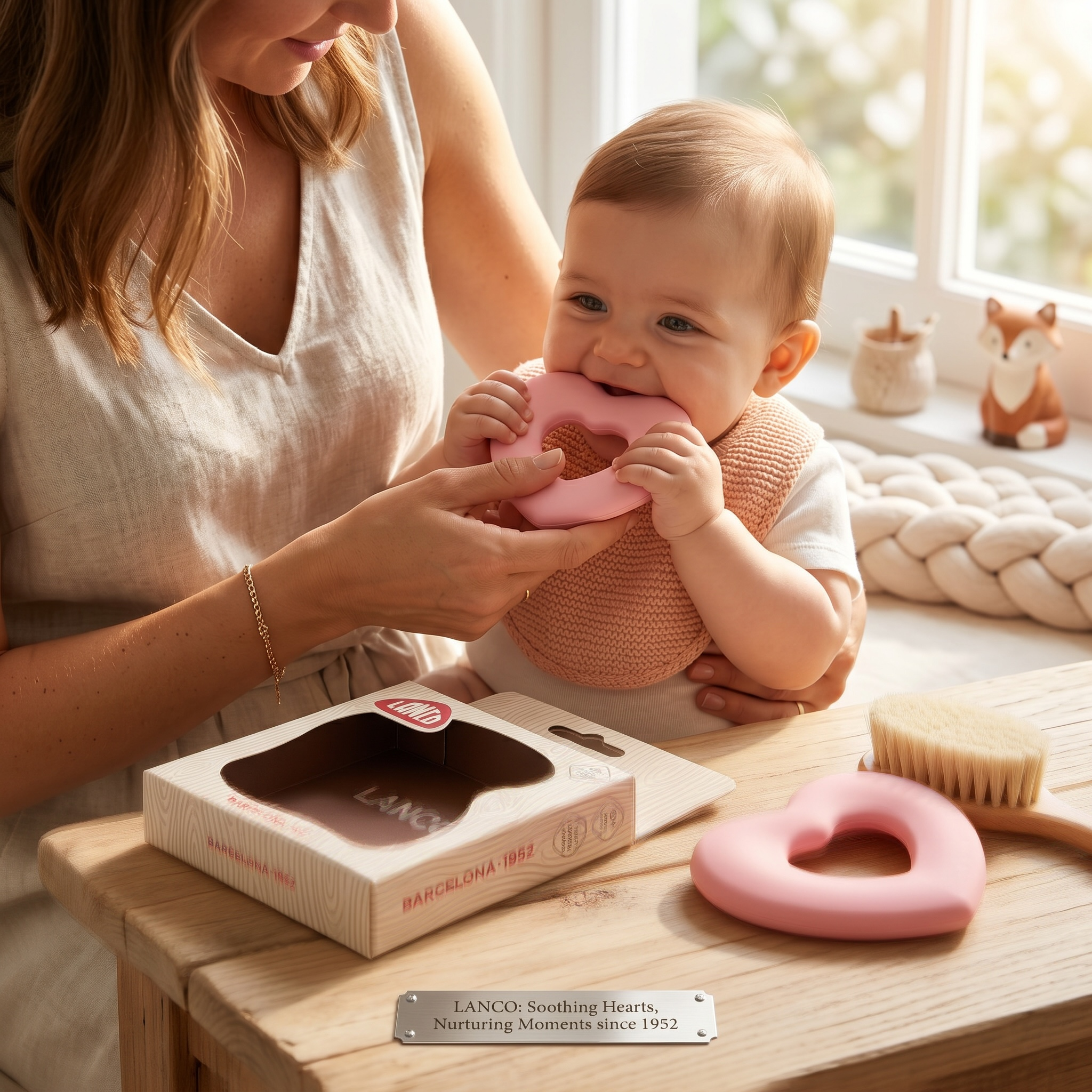 Baby Teether- Flatheart